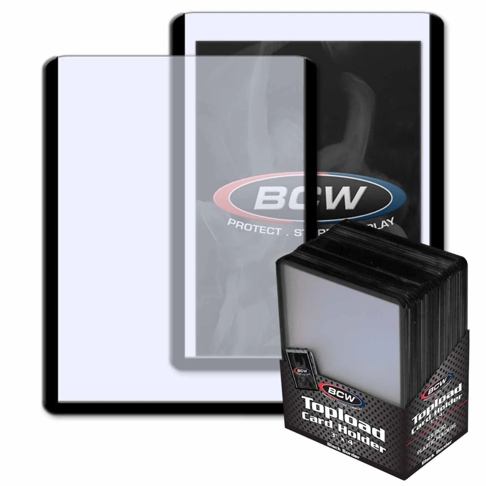 Standard Card Toploaders - BCW Brand