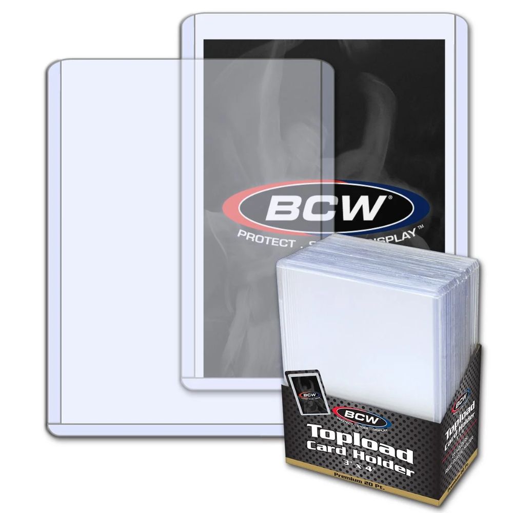 Standard Card Toploaders - BCW Brand