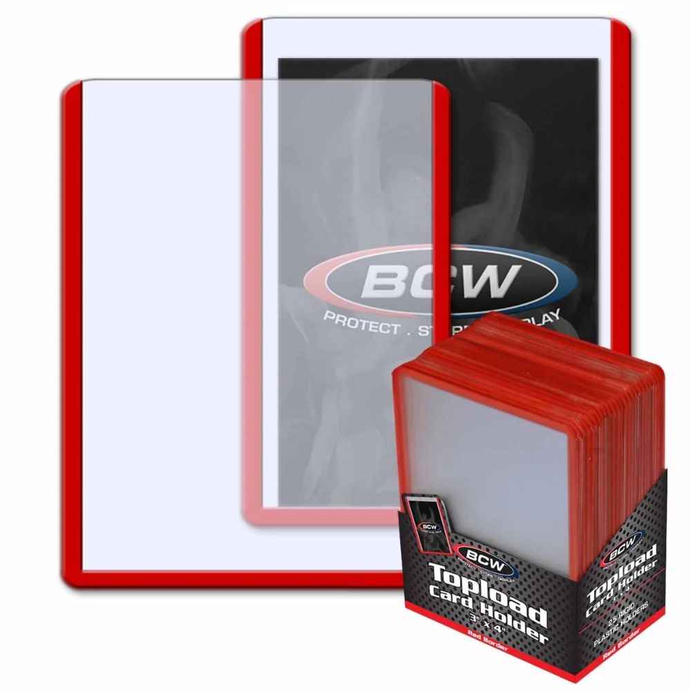 Standard Card Toploaders - BCW Brand