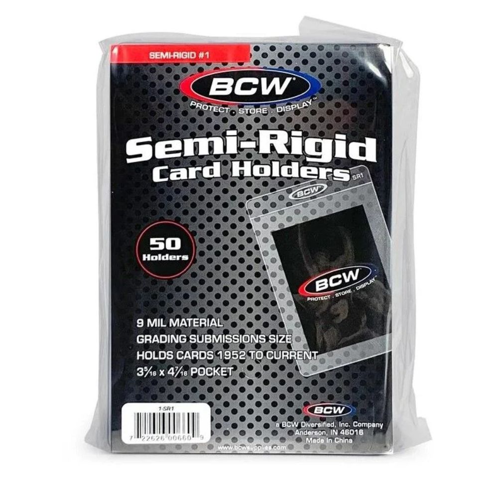 Semi-Rigid Card Holders - BCW Brand