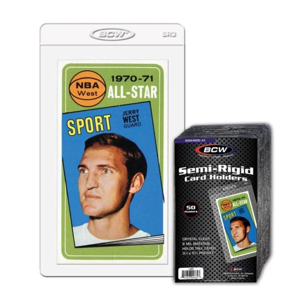 Semi-Rigid Card Holders - BCW Brand