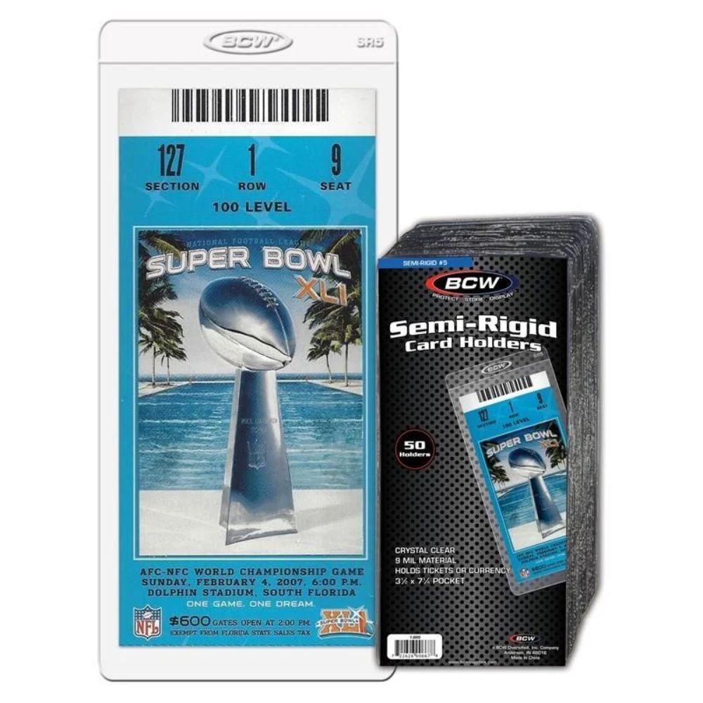Semi-Rigid Card Holders - BCW Brand