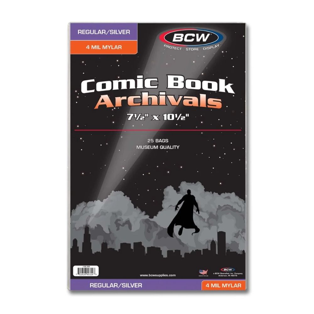 BCW Comic Book Mylar Sleeves