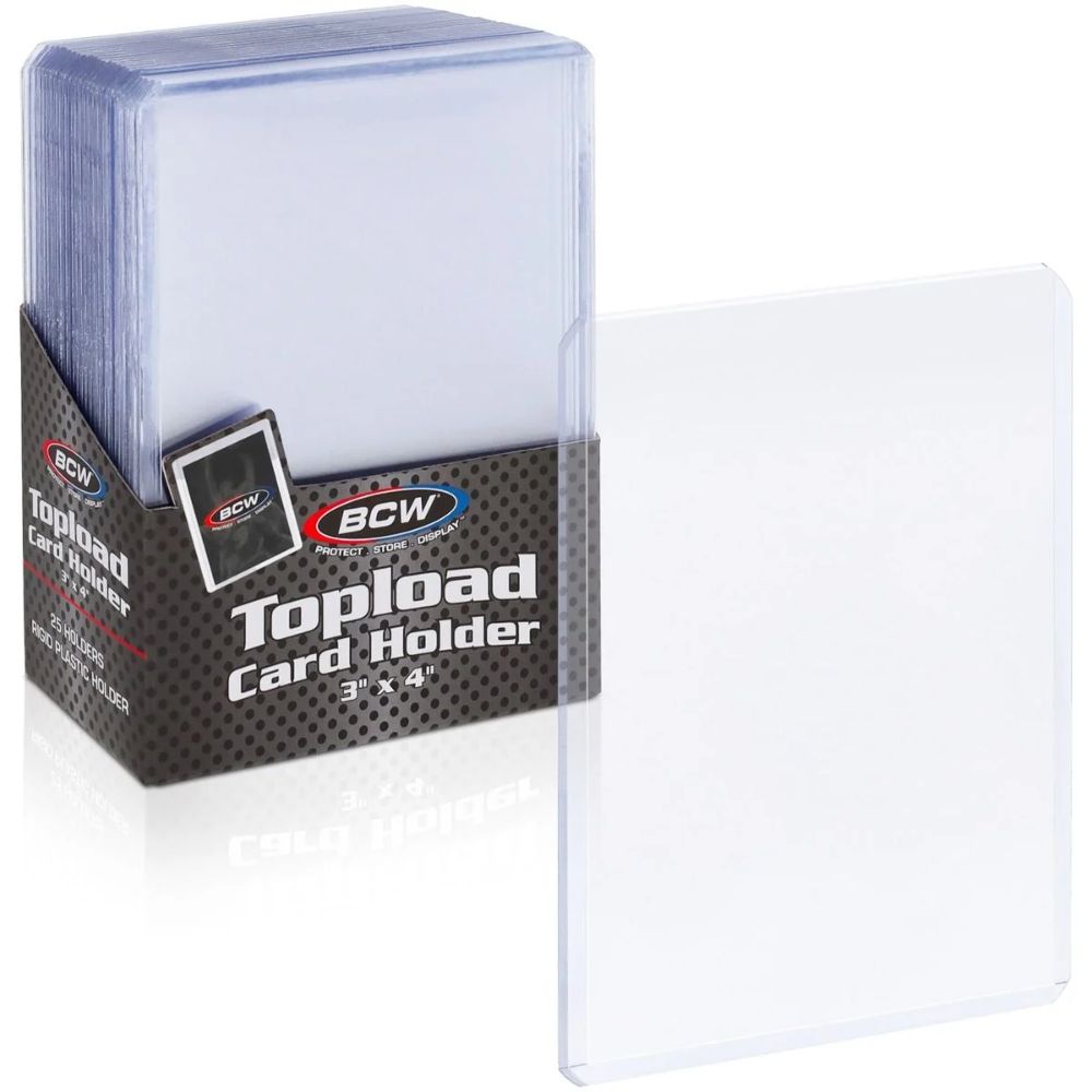 Standard Card Toploaders - BCW Brand