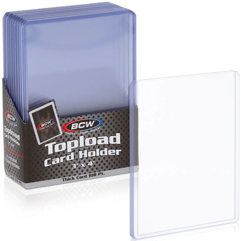 Thick Card Toploaders - BCW Brand