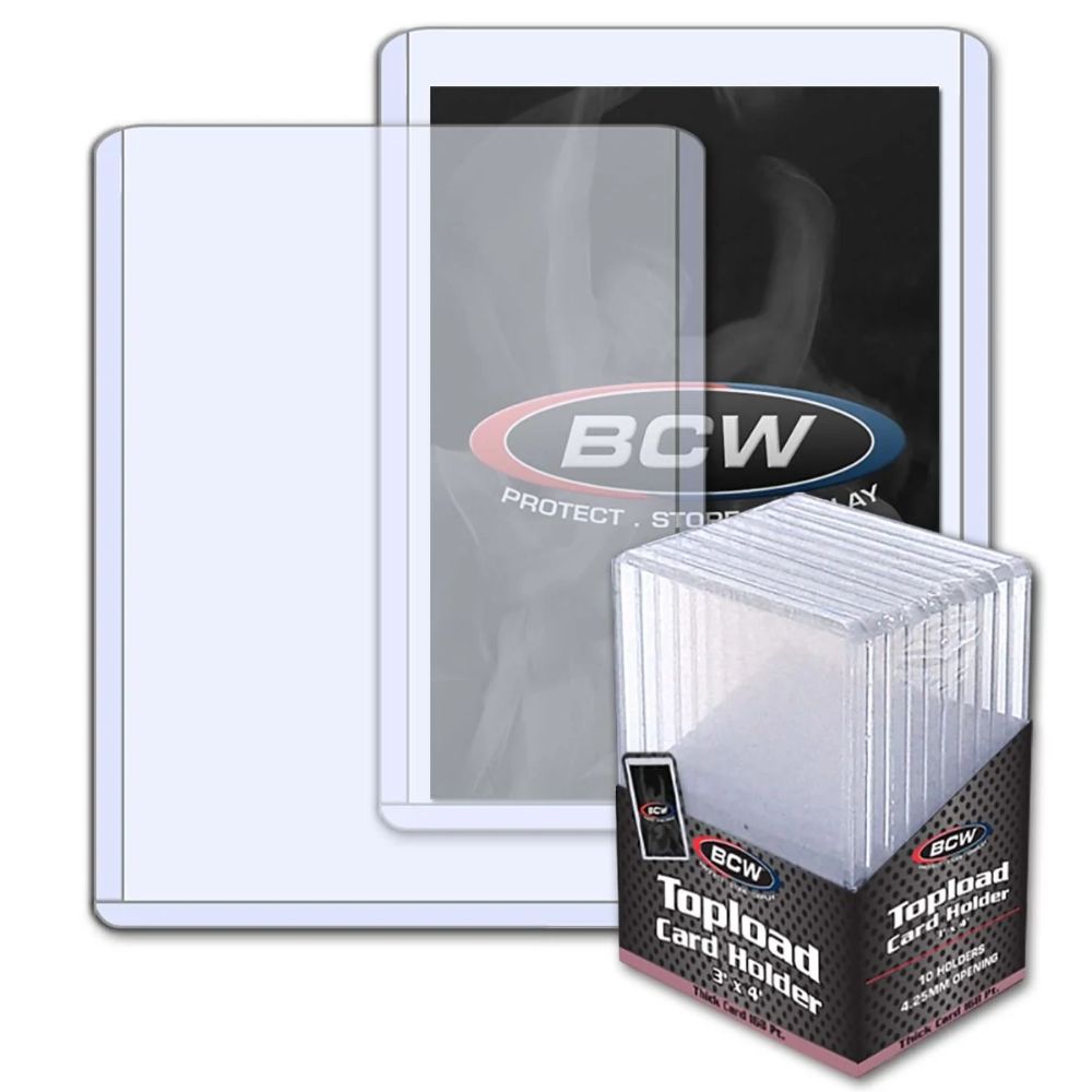 Thick Card Toploaders - BCW Brand