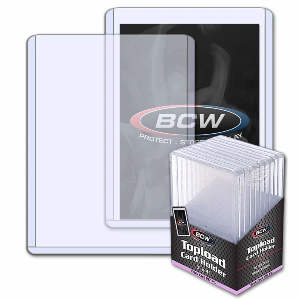 Thick Card Toploaders - BCW Brand