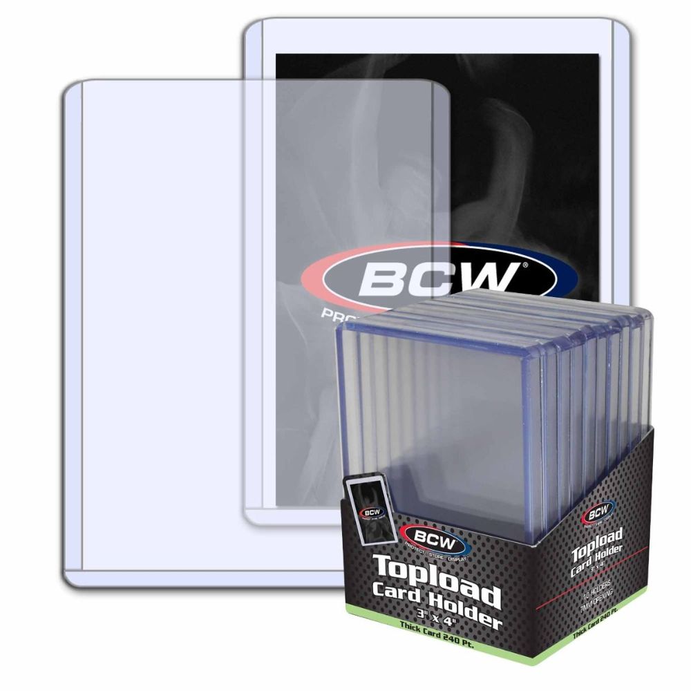 Thick Card Toploaders - BCW Brand