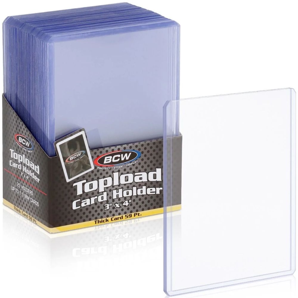 Thick Card Toploaders - BCW Brand