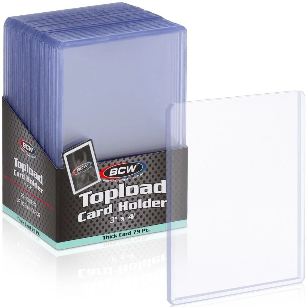 Thick Card Toploaders - BCW Brand