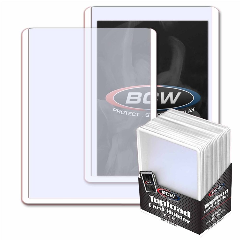 Standard Card Toploaders - BCW Brand